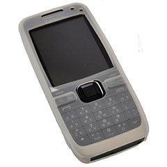 Silicone Case for Nokia E55 - White