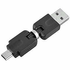 USB To Mini USB Adapter - Black
