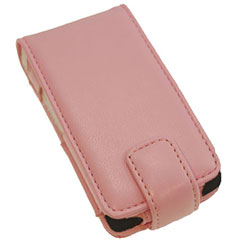 Samsung Tocco Ultra Leather Flip Case - Pink