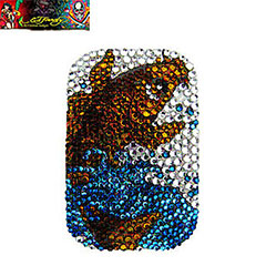 Ed Hardy Icing Rhinestone Universal Phone Sticker - Koi