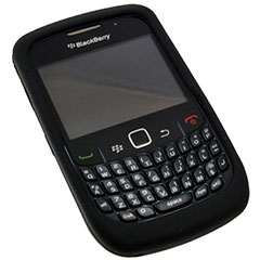 Silicone Case for BlackBerry 8520 Curve - Black