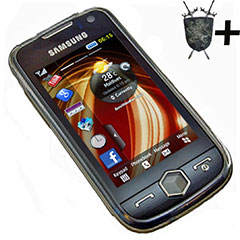 FlexiShield Plus Skin For The Samsung Jet S8000 - Transparent Black