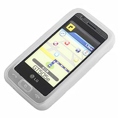 Silicone Case for LG GT505 - White