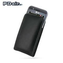PDair Vertical Leather Pouch Case - LG GT505