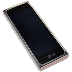 FlexiShield Skin For The LG BL40 Chocolate - White