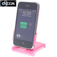 Dexim P-Flip Foldable Power Dock - iPhone 3GS / 3G And iPod Touch 2G- Pink