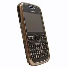 FlexiShield Skin For Nokia E72 - Transparent Black