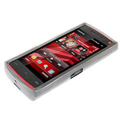 FlexiShield Skin For The Nokia X6 - Transparent Black