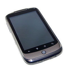 FlexiShield Skin For The Nexus One - Transparent Black