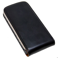 SlimLine Premium Leather Flip Case - iPhone 3GS / 3G