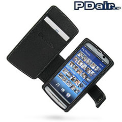 PDair Leather Book Case - Sony Ericsson Xperia X10
