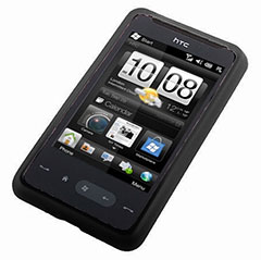 Silicone Case for HTC HD Mini - Black