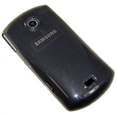 FlexiShield Skin For Samsung Monte - Transparent Black