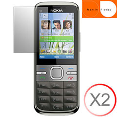 Martin Fields Screen Protector For Nokia C5 - Twin Pack