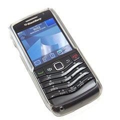 FlexiShield BlackBerry Pearl 3G - Transparent Black