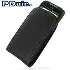 PDair Leather Case For HTC Wildfire - Vertical Pouch Type