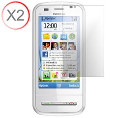 Martin Fields Screen Protector - Nokia C6 - Twin Pack