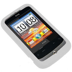 Silicone Case For HTC Wildfire - White