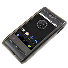 FlexiShield Skin For LG GT540 Optimus - Transparent Black