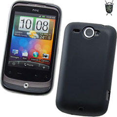 FlexiShield Skin For The HTC Wildfire - Solid Black