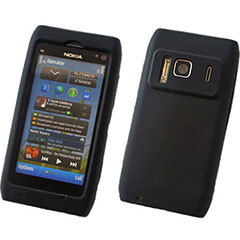Silicone Case Nokia N8 - Black