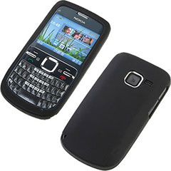 Silicone Case for Nokia C3 - Black