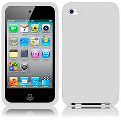 Silicone Case for  iPod Touch 4G - White