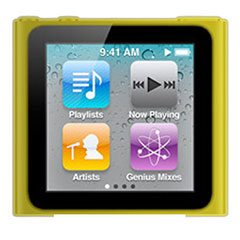 FlexiShield Skin for iPod Nano 6G - Yellow