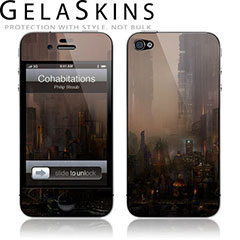 GelaSkins Protective Skin for iPhone 4S / 4 - Cohabitations