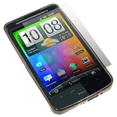 Advanced FlexiShield Skin For HTC Desire HD  Transparent- Black