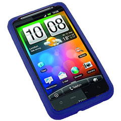 Silicone Case for HTC Desire HD - Blue