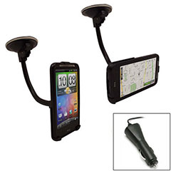 Car Pack for the HTC Desire HD with Black Case