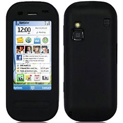 Silicone Case for Nokia C6 - Black