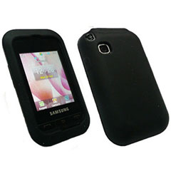 FlexiShield Skin For Samsung C3300 Libre - Solid Black