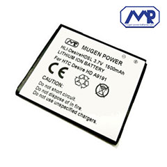 Mugen HTC Desire HD Battery Extended Battery  - 1500mAh