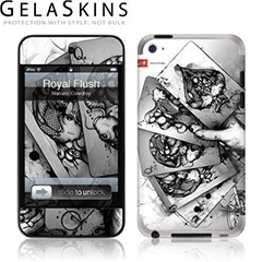 Gelaskins Protective Skin for Apple iPod Touch 4G - Royal Flush