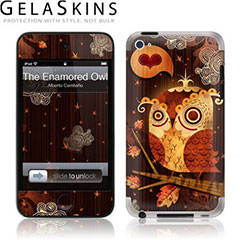 Gelaskins Protective Skin for Apple iPod Touch 4G - The Enamoured Owl