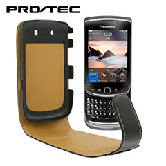 Pro-Tec Executive Leather Flip Case - BlackBerry 9800 Torch