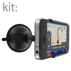 Kit: In Car Phone Holder for Large Phones