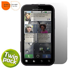 Martin Fields Screen Protector Motorola Defy - Twin Pack