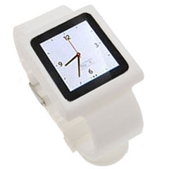 iPod Nano 6G Silicone Watch Strap - White