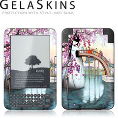 Gelaskins Protective Skin for Amazon Kindle Keyboard - Water
