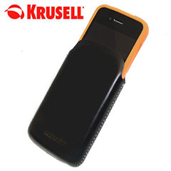 Krusell Bumper Compatible Dons� Leather Pouch for iPhone 4