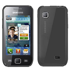 Flexishield Skin for Samsung Wave 2 S5250 - Transparent Black