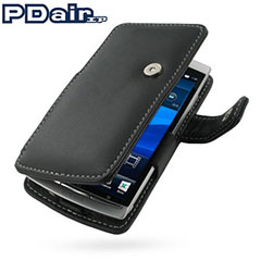 PDair Leather Book Case - Sony Ericsson Xperia arc S / arc