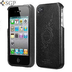 SGP Grip Case for iPhone 4 - Black