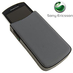Sony Ericsson SMA7112B Pull Cord Pouch for Xperia neo - Black/Grey