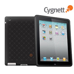 Cygnett SecondSkin Ink Silicone Case for iPad 2 - Black