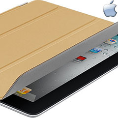 Apple Leather Smart Cover for iPad 2 - Tan