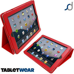 SD TabletWear Stand and Type iPad 3 / iPad 2 Case - Red